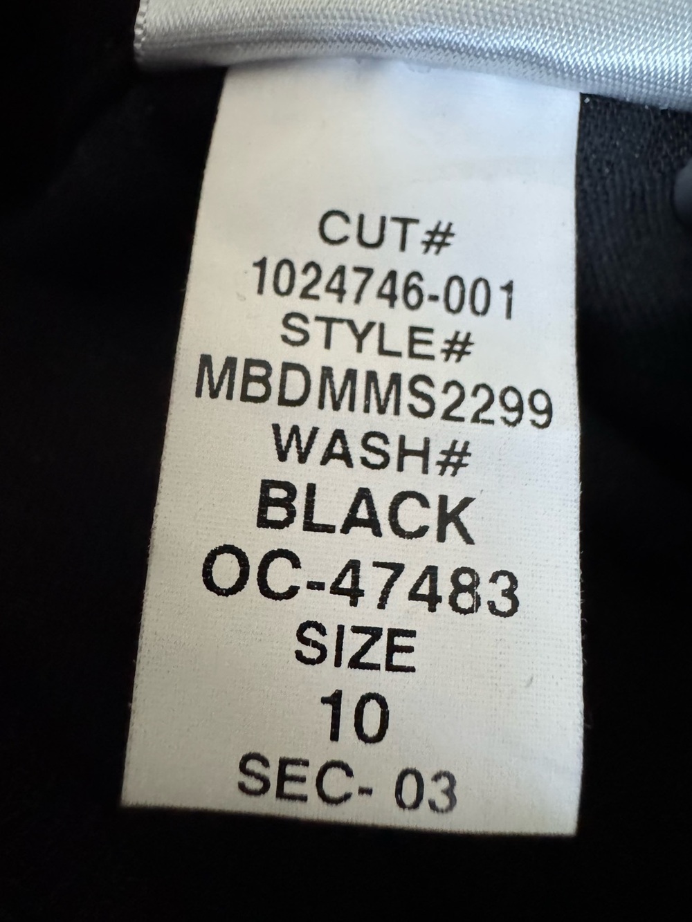 NYDJ Marilyn straight black size 10 - Picture 4 of 10
